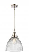  447-1S-PN-G222 - Seneca Falls - 1 Light - 10 inch - Polished Nickel - Mini Pendant