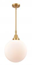 Innovations Lighting 447-1S-SG-G201-12 - Beacon - 1 Light - 12 inch - Satin Gold - Mini Pendant