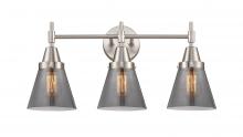 Innovations Lighting 447-3W-SN-G63 - Cone - 3 Light - 24 inch - Satin Nickel - Bath Vanity Light