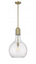  492-1S-BB-G584-14 - Amherst - 1 Light - 14 inch - Brushed Brass - Stem hung - Pendant