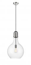  492-1S-PN-G582-14 - Amherst - 1 Light - 14 inch - Polished Nickel - Stem hung - Pendant