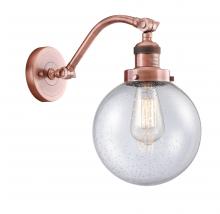 Innovations Lighting 515-1W-AC-G204-8 - Beacon - 1 Light - 8 inch - Antique Copper - Sconce