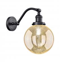 Innovations Lighting 515-1W-BK-G208-8 - Beacon - 1 Light - 8 inch - Matte Black - Adjustable Sconce