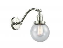 Innovations Lighting 515-1W-PN-G204-6 - Beacon - 1 Light - 6 inch - Polished Nickel - Sconce