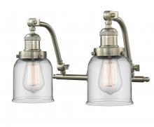 Innovations Lighting 515-2W-SN-G52 - Bell - 2 Light - 18 inch - Brushed Satin Nickel - Bath Vanity Light