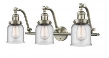 Innovations Lighting 515-3W-SN-G52 - Bell - 3 Light - 28 inch - Brushed Satin Nickel - Bath Vanity Light