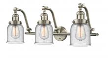 Innovations Lighting 515-3W-SN-G54 - Bell - 3 Light - 28 inch - Brushed Satin Nickel - Bath Vanity Light