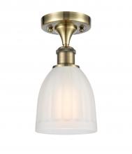 Innovations Lighting 516-1C-AB-G441 - Brookfield - 1 Light - 6 inch - Antique Brass - Semi-Flush Mount