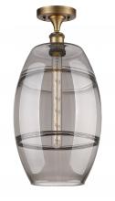 Innovations Lighting 516-1C-BB-G557-10SM - Vaz - 1 Light - 10 inch - Brushed Brass - Semi-Flush Mount