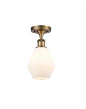 Innovations Lighting 516-1C-BB-G651-6 - Cindyrella - 1 Light - 6 inch - Brushed Brass - Semi-Flush Mount