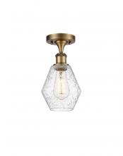 Innovations Lighting 516-1C-BB-G654-6 - Cindyrella - 1 Light - 6 inch - Brushed Brass - Semi-Flush Mount