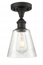 Innovations Lighting 516-1C-OB-G454 - Caton - 1 Light - 5 inch - Oil Rubbed Bronze - Semi-Flush Mount