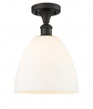 Innovations Lighting 516-1C-OB-GBD-91 - Bristol - 1 Light - 9 inch - Oil Rubbed Bronze - Semi-Flush Mount