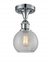 Innovations Lighting 516-1C-PC-G125-8 - Athens - 1 Light - 8 inch - Polished Chrome - Semi-Flush Mount