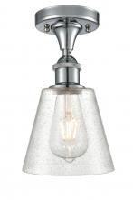 Innovations Lighting 516-1C-PC-G454 - Caton - 1 Light - 5 inch - Polished Chrome - Semi-Flush Mount