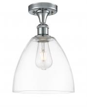 Innovations Lighting 516-1C-PC-GBD-92 - Bristol - 1 Light - 9 inch - Polished Chrome - Semi-Flush Mount