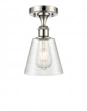 Innovations Lighting 516-1C-PN-G454 - Caton - 1 Light - 5 inch - Polished Nickel - Semi-Flush Mount