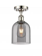 Innovations Lighting 516-1C-PN-G558-6SM - Bella - 1 Light - 6 inch - Polished Nickel - Semi-Flush Mount