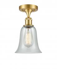 Innovations Lighting 516-1C-SG-G2812 - Hanover - 1 Light - 6 inch - Satin Gold - Semi-Flush Mount