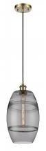 Innovations Lighting 516-1P-AB-G557-8SM - Vaz - 1 Light - 8 inch - Antique Brass - Cord hung - Mini Pendant