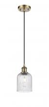 Innovations Lighting 516-1P-AB-G559-5SDY - Bridal Veil - 1 Light - 5 inch - Antique Brass - Cord hung - Mini Pendant