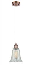 Innovations Lighting 516-1P-AC-G2811 - Hanover - 1 Light - 6 inch - Antique Copper - Cord hung - Mini Pendant