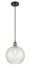 Innovations Lighting 516-1P-BAB-G125-10 - Athens - 1 Light - 10 inch - Black Antique Brass - Cord hung - Mini Pendant