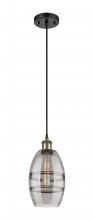 Innovations Lighting 516-1P-BAB-G557-6SM - Vaz - 1 Light - 6 inch - Black Antique Brass - Cord hung - Mini Pendant