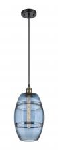 Innovations Lighting 516-1P-BAB-G557-8BL - Vaz - 1 Light - 8 inch - Black Antique Brass - Cord hung - Mini Pendant