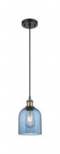 Innovations Lighting 516-1P-BAB-G558-6BL - Bella - 1 Light - 6 inch - Black Antique Brass - Cord hung - Mini Pendant