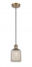 Innovations Lighting 516-1P-BB-G559-5ME - Bridal Veil - 1 Light - 5 inch - Brushed Brass - Cord hung - Mini Pendant