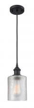 Innovations Lighting 516-1P-BK-G112 - Cobbleskill - 1 Light - 5 inch - Matte Black - Cord hung - Mini Pendant