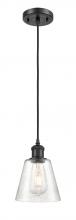 Innovations Lighting 516-1P-BK-G454 - Caton - 1 Light - 5 inch - Matte Black - Cord hung - Mini Pendant