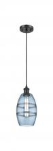 Innovations Lighting 516-1P-BK-G557-6BL - Vaz - 1 Light - 6 inch - Matte Black - Cord hung - Mini Pendant