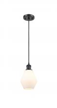 Innovations Lighting 516-1P-BK-G651-6 - Cindyrella - 1 Light - 6 inch - Matte Black - Cord hung - Mini Pendant