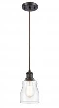 Innovations Lighting 516-1P-OB-G392 - Ellery - 1 Light - 5 inch - Oil Rubbed Bronze - Cord hung - Mini Pendant