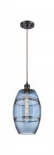 Innovations Lighting 516-1P-OB-G557-8BL - Vaz - 1 Light - 8 inch - Oil Rubbed Bronze - Cord hung - Mini Pendant