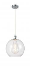 Innovations Lighting 516-1P-PC-G122-12 - Athens - 1 Light - 12 inch - Polished Chrome - Cord hung - Mini Pendant