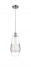  516-1P-PC-G682-7 - Windham - 1 Light - 7 inch - Polished Chrome - Cord hung - Mini Pendant