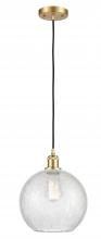 Innovations Lighting 516-1P-SG-G125-10 - Athens - 1 Light - 10 inch - Satin Gold - Cord hung - Mini Pendant