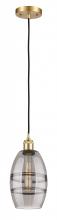 Innovations Lighting 516-1P-SG-G557-6SM - Vaz - 1 Light - 6 inch - Satin Gold - Cord hung - Mini Pendant