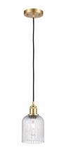 Innovations Lighting 516-1P-SG-G559-5SDY - Bridal Veil - 1 Light - 5 inch - Satin Gold - Cord hung - Mini Pendant