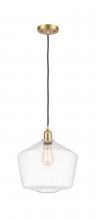 Innovations Lighting 516-1P-SG-G652-12 - Cindyrella - 1 Light - 12 inch - Satin Gold - Cord hung - Mini Pendant