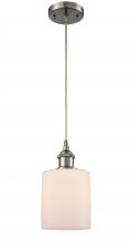 Innovations Lighting 516-1P-SN-G111 - Cobbleskill - 1 Light - 5 inch - Brushed Satin Nickel - Cord hung - Mini Pendant