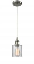 Innovations Lighting 516-1P-SN-G112 - Cobbleskill - 1 Light - 5 inch - Brushed Satin Nickel - Cord hung - Mini Pendant