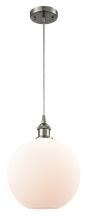 Innovations Lighting 516-1P-SN-G121-10 - Athens - 1 Light - 10 inch - Brushed Satin Nickel - Cord hung - Mini Pendant