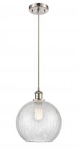 Innovations Lighting 516-1P-SN-G125-10 - Athens - 1 Light - 10 inch - Brushed Satin Nickel - Cord hung - Mini Pendant