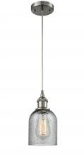 Innovations Lighting 516-1P-SN-G257 - Caledonia - 1 Light - 5 inch - Brushed Satin Nickel - Cord hung - Mini Pendant