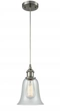 Innovations Lighting 516-1P-SN-G2812 - Hanover - 1 Light - 6 inch - Brushed Satin Nickel - Cord hung - Mini Pendant