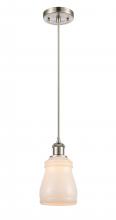 Innovations Lighting 516-1P-SN-G391 - Ellery - 1 Light - 5 inch - Brushed Satin Nickel - Cord hung - Mini Pendant
